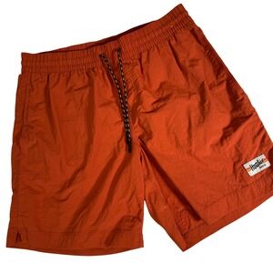 Howler Brothers Mens Small‎ Orange Horizon Hybrid Shorts Swim Trunks HB-438716